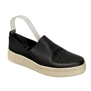Vince Platform Slip On Sneakers Minimalist Low Top Black 7.5